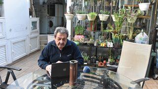 Oyuncu Tarık Papuççuoğlu, AA'nın Yılın fotoğrafları oylamasına katıldı