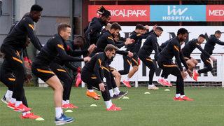 Galatasaray hazırlıklarını sürdürdü