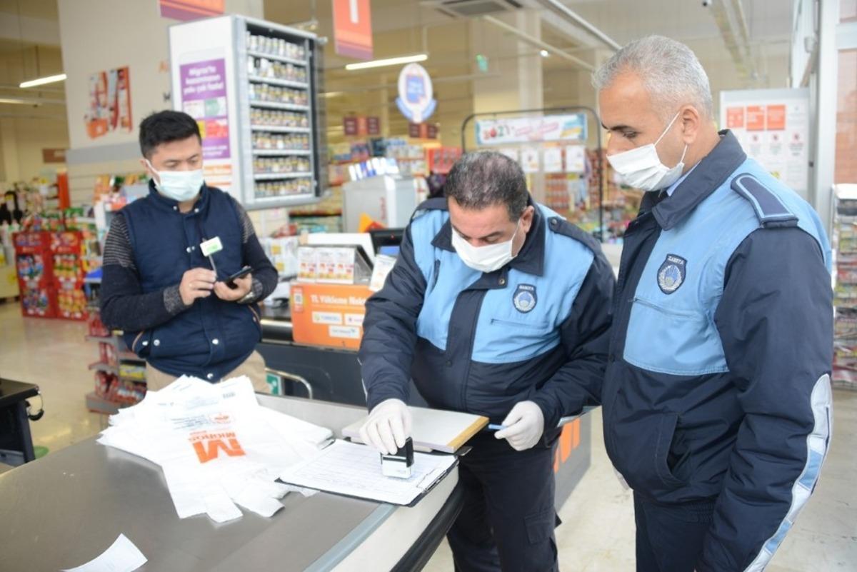Malatya B&uuml;y&uuml;kşehir&rsquo;den maske, mesafe ve hijyen denetimi