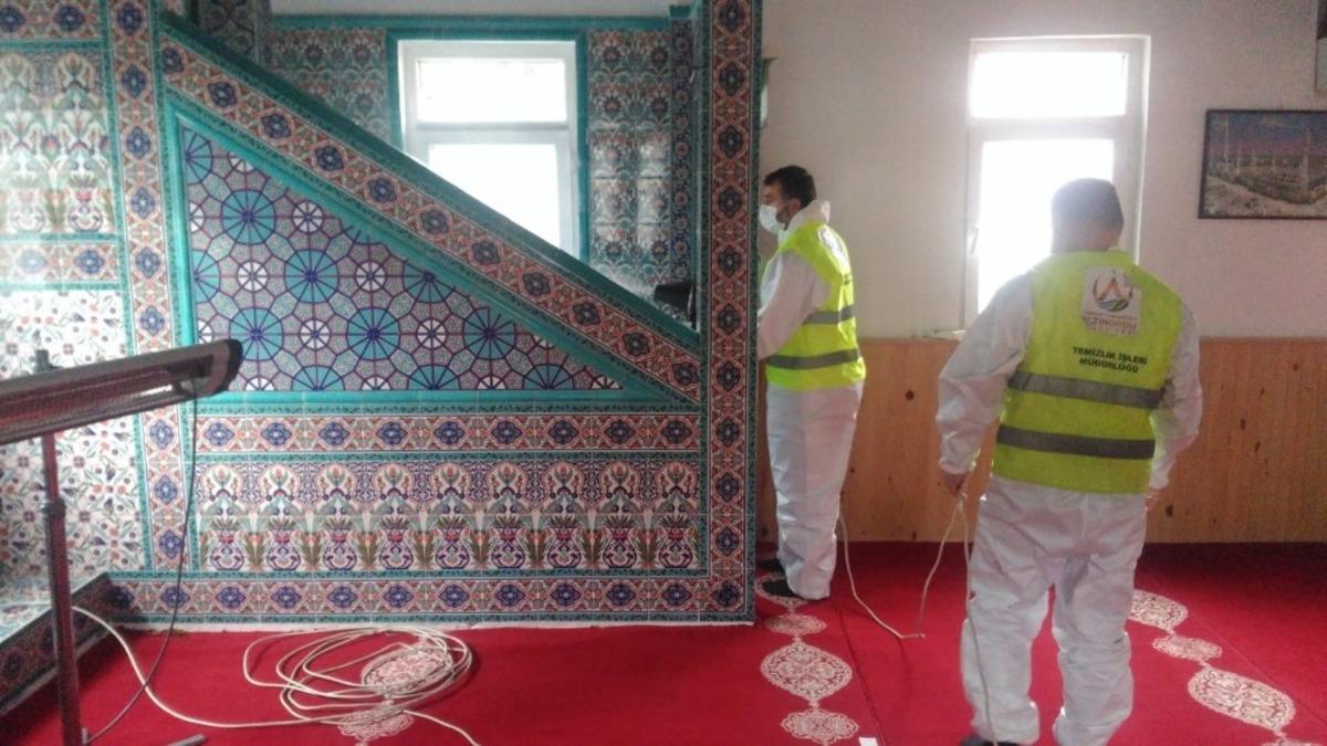 Altınordu&rsquo;da ibadethanelerde 59 bin metrekare alan dezenfekte edildi