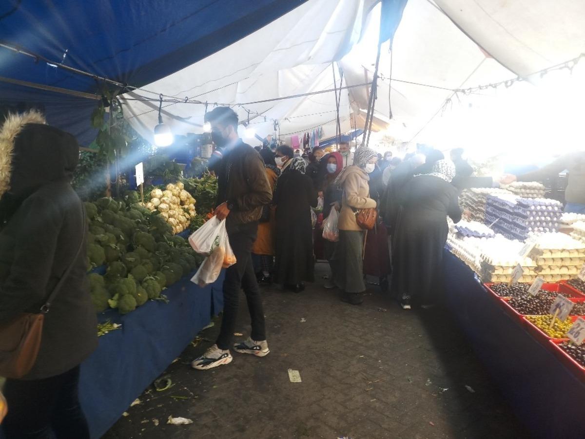 &Ccedil;arşı ve pazarda kısıtlama yoğunluğu