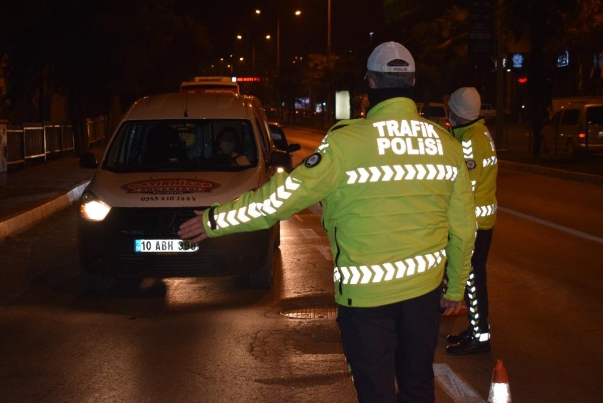 56 saatlik yasak Balıkesir&rsquo;de başladı