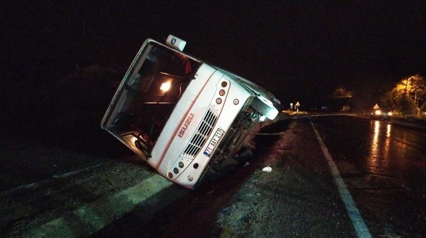 Trafik kazası 2 yaralı