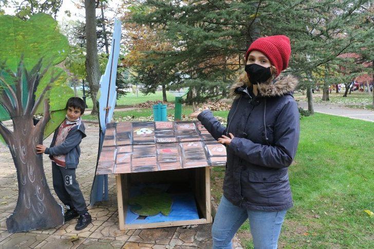 (Özel) Kullanamadıkları dekorları sokak hayvanları için kulübeye dönüştürdüler G1