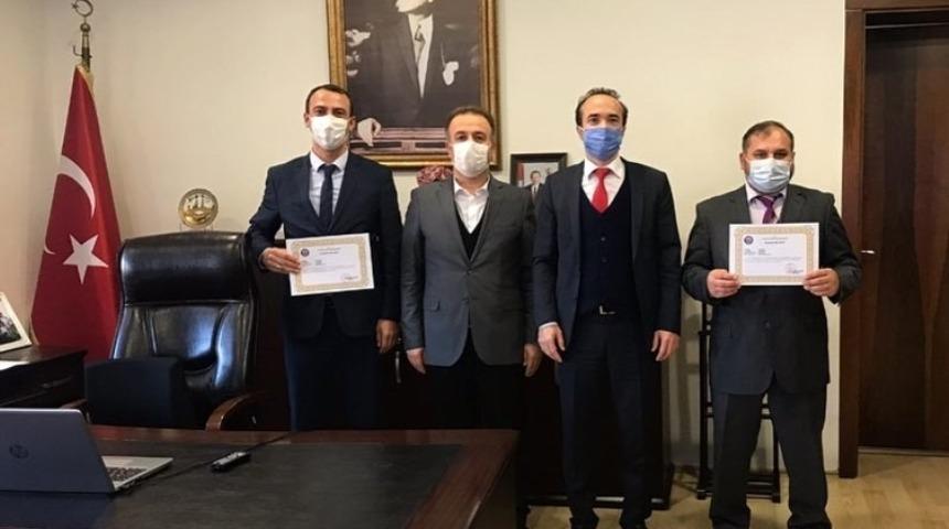 Din g&ouml;revlilerine başarı belgesi