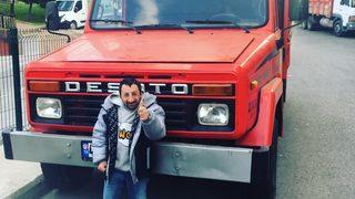 'Köksal Baba' hayali olan kırmızı kamyonete kavuştu