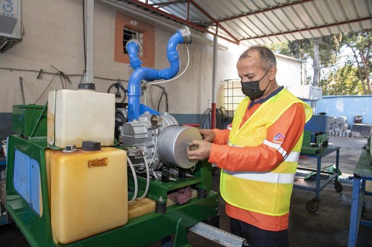 Büyükşehirin atölyesinde temizlik ve ilaçlama ekipmanları yeniden hizmete kazandırılıyor G3