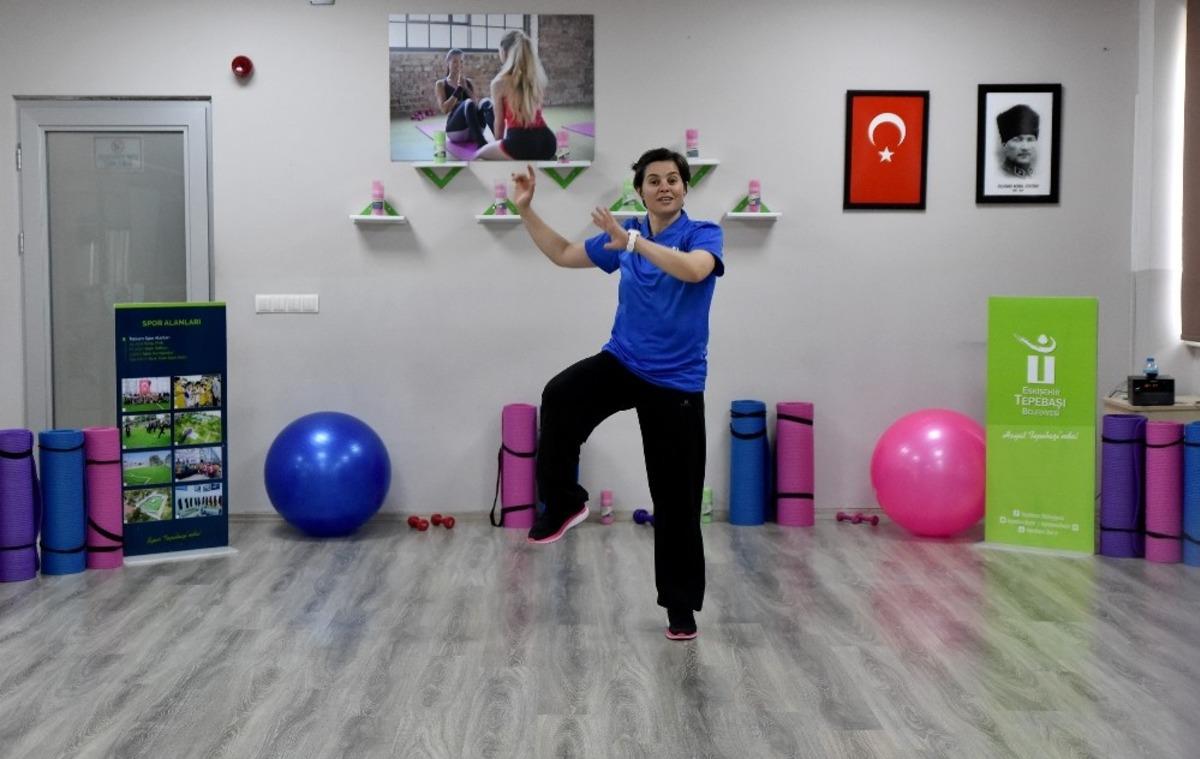 Tepebaşı&rsquo;nın spor eğitimleri sosyal medyada