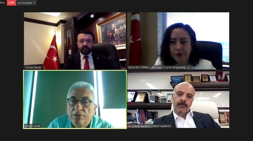 Şili pazarı ve ticaret fırsatları webinarı gerçekleştirildi