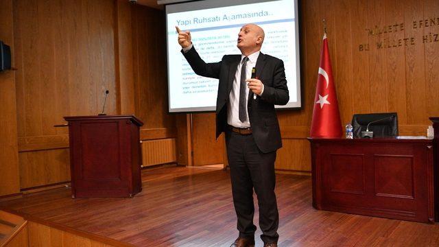 Mamak Belediyesi personeline imar mevzuatı hakkında bilgilendirme semineri