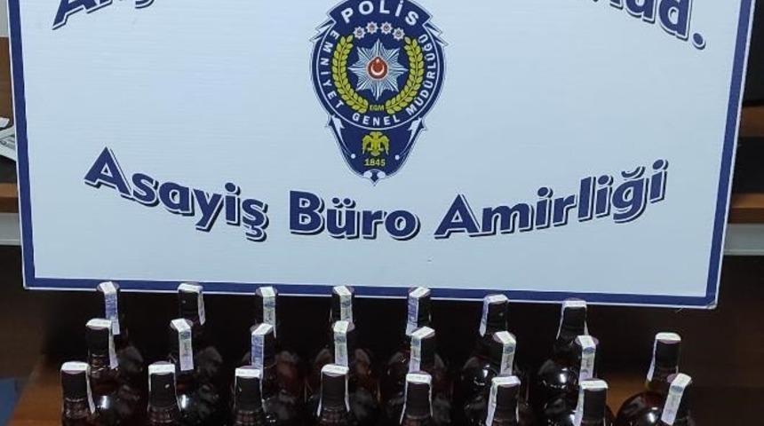 Akşehir&rsquo;de ka&ccedil;ak i&ccedil;ki ele ge&ccedil;irildi