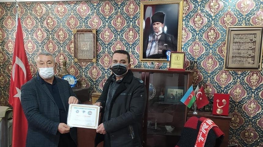 TADDEF&rsquo;ten Taşkınsu&rsquo;ya teşekk&uuml;r belgesi