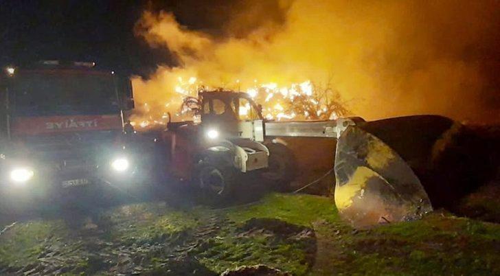 Arazide samanlar alev alev yandı G2