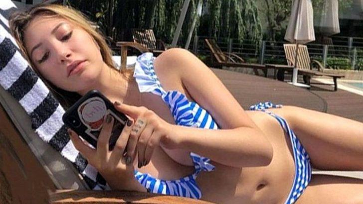 Yasmin Erbil'den göğüs dekolteli poz! Babasına inat mı yapıyor? G1