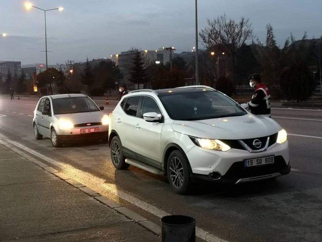 Sungurlu’da polis ve jandarmadan denetim