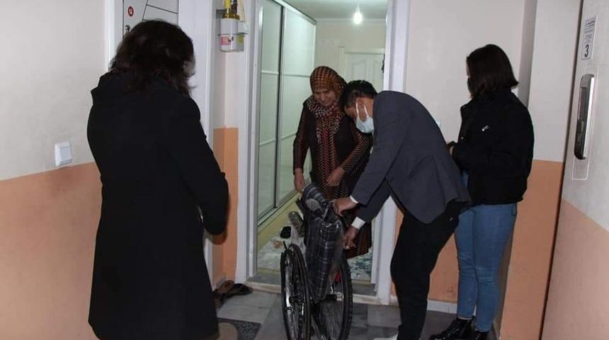 Başkan Şahiner Erdurucan ailesini sevindirdi