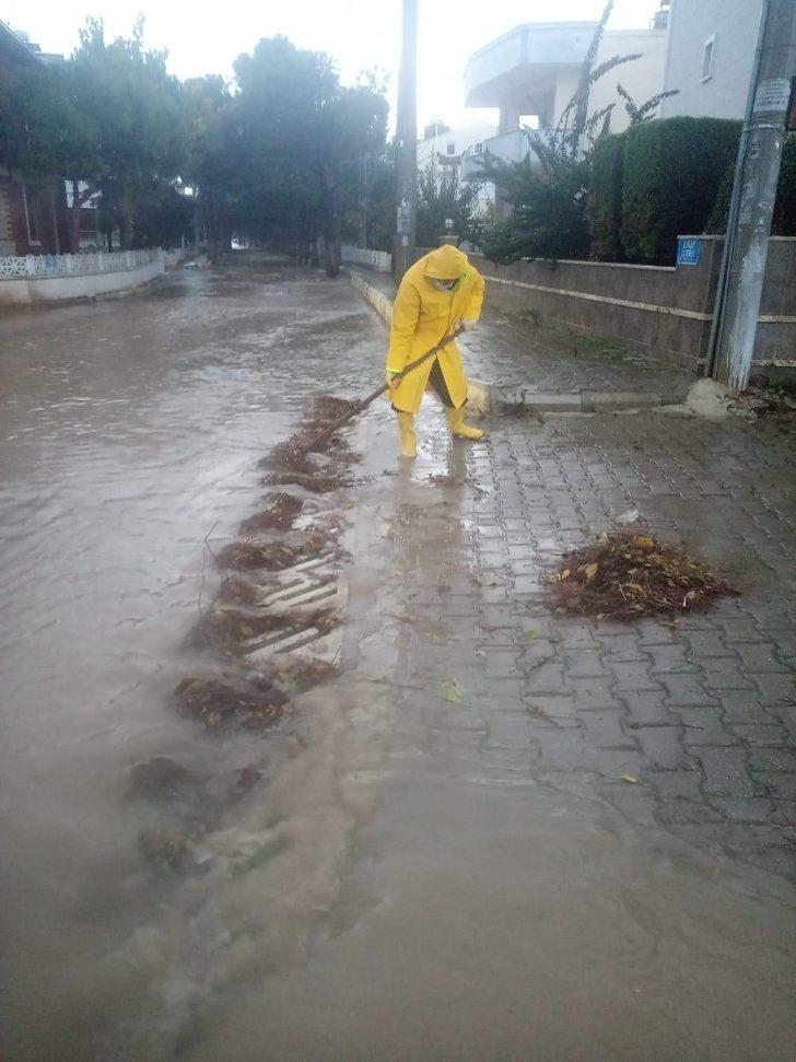 Büyükşehir ve Didim Belediyesi’nden yağışlara anında müdahale G3