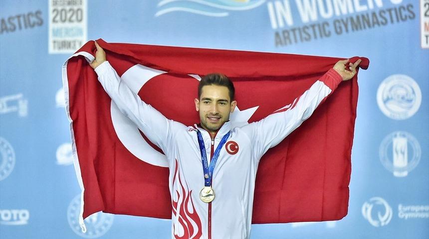 Avrupa Erkekler Artistik Cimnastik Şampiyonası'nın altın halkası İbrahim Çolak