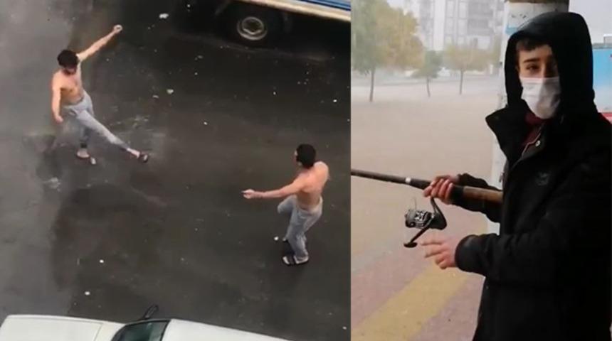 Antalya'dan hem şaşırtan hem güldüren görüntüler