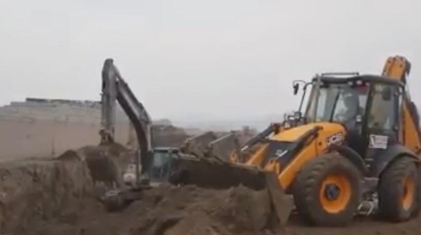 Iğdır&rsquo;da başlatılan kanalizasyon ana kollekt&ouml;r hattı &ccedil;alışmaları devam ediyor