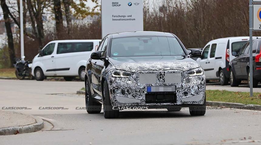 Yeni 2022 BMW X4 M kamuflajlı yakalandı