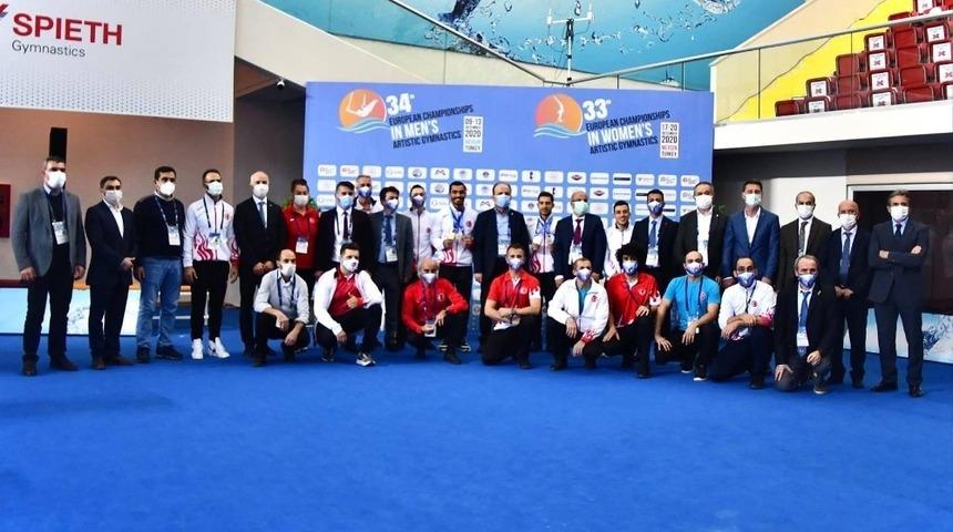 Ali İhsan Kabakcı, Cimnastik milli takımını tebrik etti