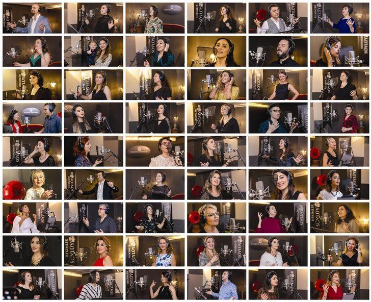 Onlarca hekim bir araya geldi şarkı söyledi G1