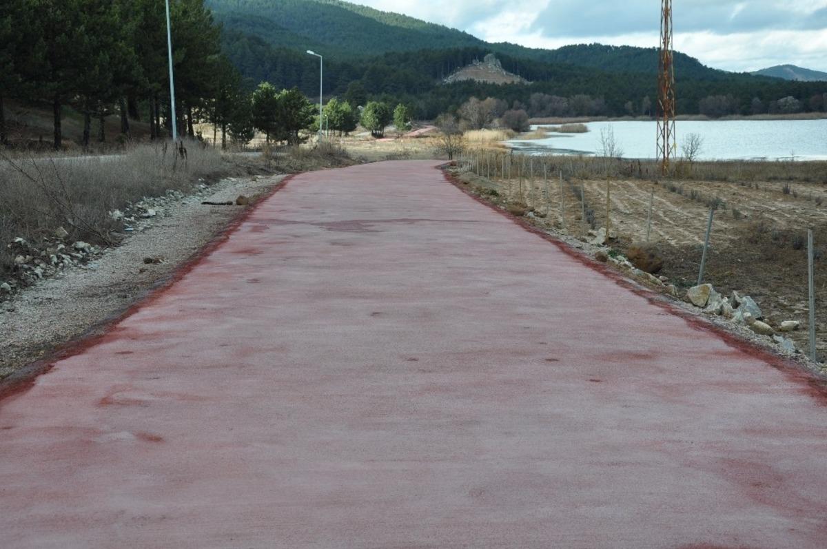 G&ouml;lc&uuml;k Mesire Alanı&rsquo;na 3 bin metrelik y&uuml;r&uuml;y&uuml;ş yolu