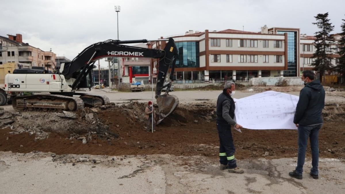 Yeni itfaiye hizmet binası i&ccedil;in &ccedil;alışmalar başladı