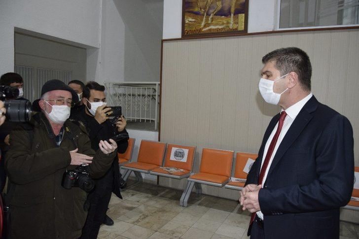 40 gün sonra Belediye’de çiçeklerle karşılandı, "Tedbirlere uyulmazsa canlar yanmaya devam eder" dedi G5