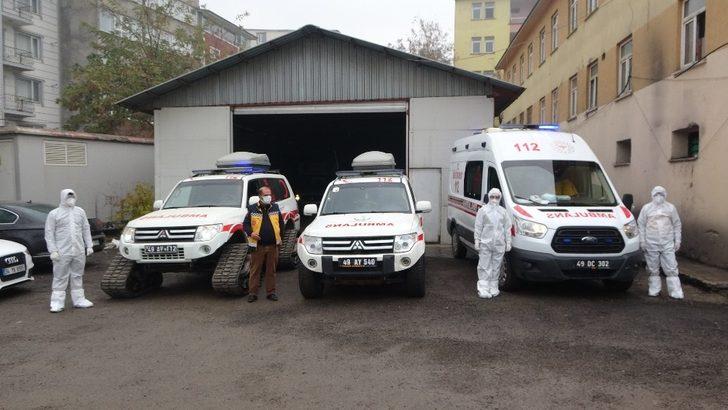 Muş 112 Acil Servis ekipleri kışa hazır G1