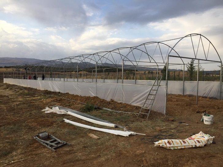 Bingöl’de 3 köyde sera kuruldu G2