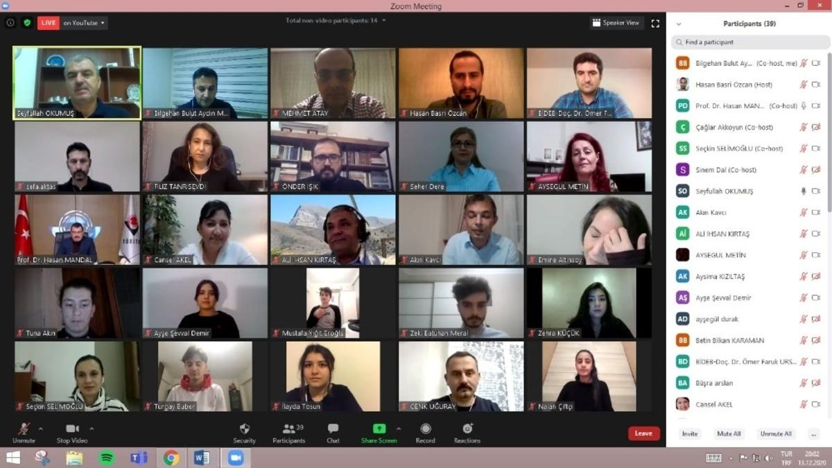 Aydın&rsquo;da T&Uuml;BİTAK projeleri yaygınlaştırma e-konferansı d&uuml;zenlendi