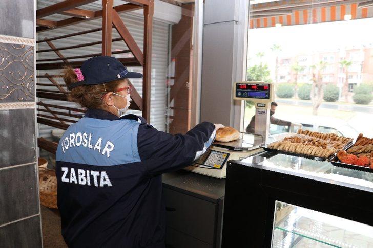 Toroslar zabıtasından fırınlara hijyen denetimi G4