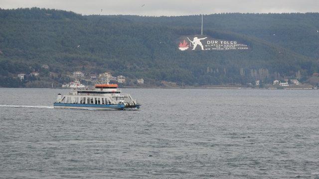 Gökçeada’ya yarınki feribot seferleri iptal edildi