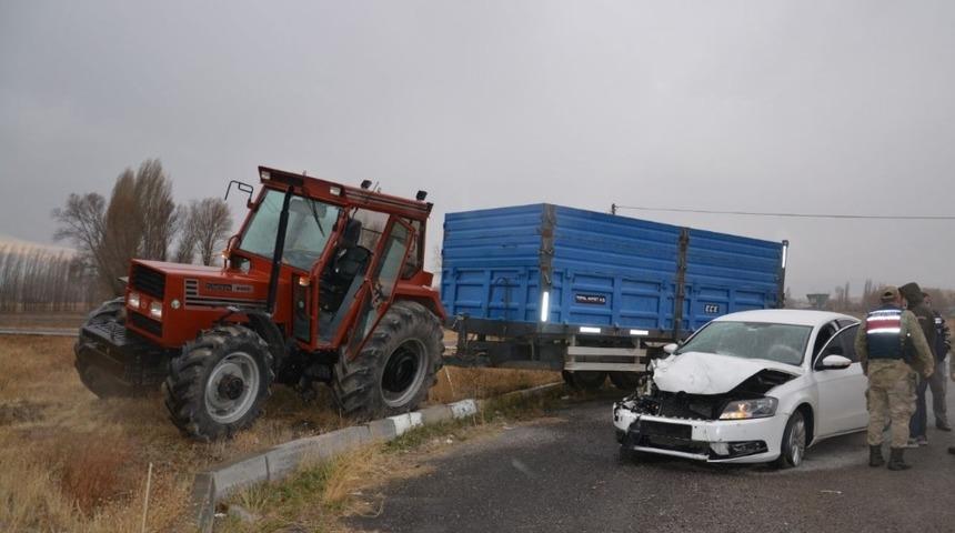 Trafik kazası 2’si Çocuk 5 yaralı