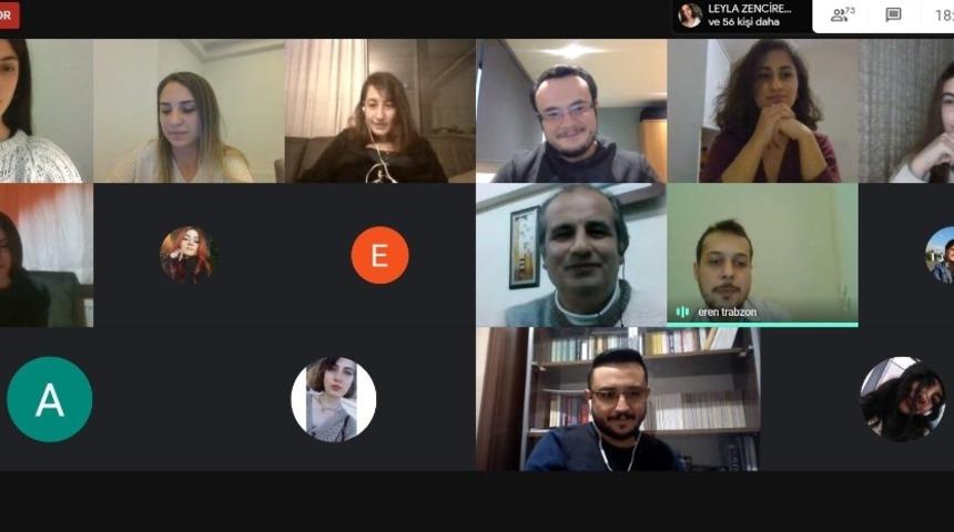 OMÜ’de çevrimiçi öğrenci-mezun buluşmaları devam ediyor