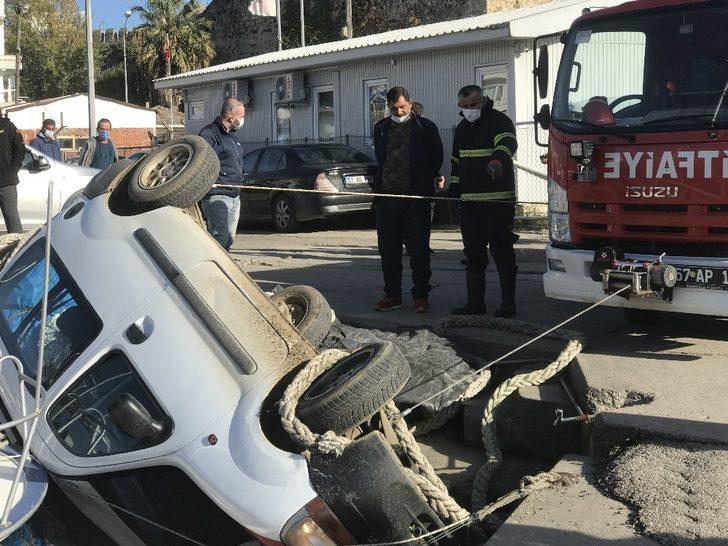 Denize düşmekten son anda kurtuldu G3