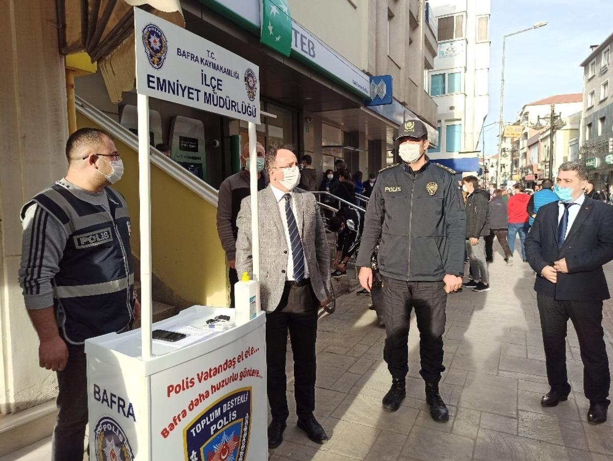 Bafra&rsquo;da salgınla m&uuml;cadele t&uuml;m hızıyla s&uuml;r&uuml;yor