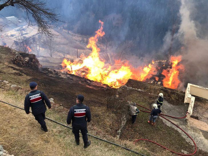 GÜNCELLEME 3 - Rize'de Gölyayla köyünde çıkan yangın kontrol altına alındı G2