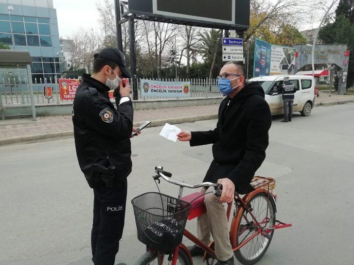 Bafra’da kısıtlamalara uymayan 37 şahsa 66 bin 633 lira para cezası G2