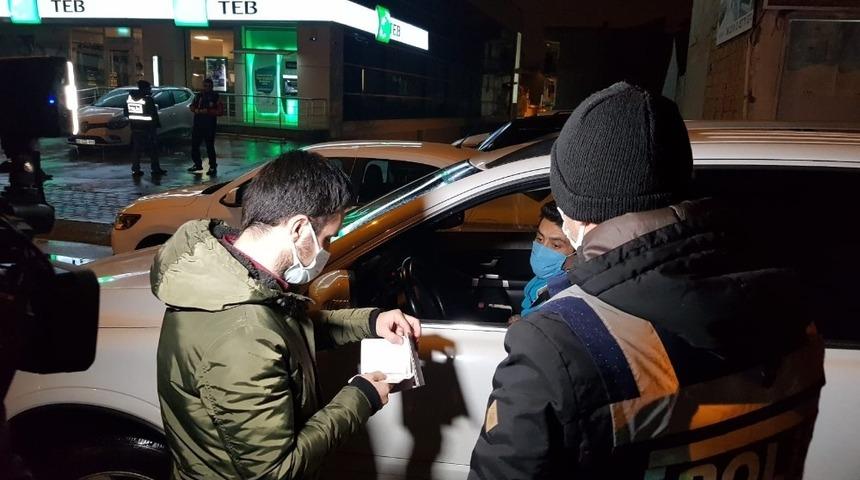Sokağa çıkma kısıtlamasına uymayan 285 kişiye 256 bin 500 TL cezai işlem uygulandı