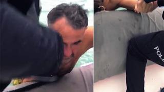 Denizde akıntıya kapıldı, hipotermiye girmek üzereyken kurtarıldı