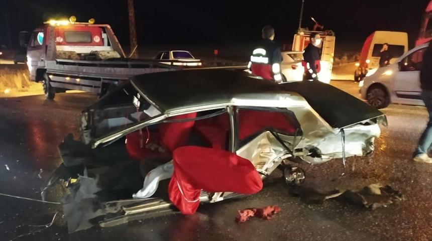 Yozgat'ta iki otomobil çarpıştı: 4 yaralı