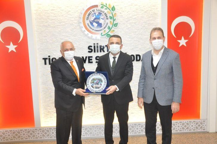 Siirt Valisi Hacıbektaşoğlu TSO yönetimi ile bir araya geldi G2