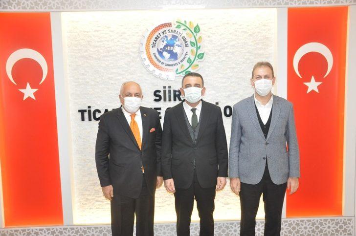 Siirt Valisi Hacıbektaşoğlu TSO yönetimi ile bir araya geldi G3