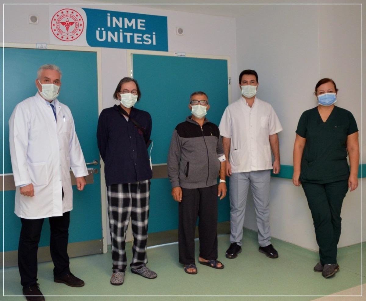 Muğla Eğitim Araştırmada fel&ccedil;li iki hasta sağlığına kavuştu