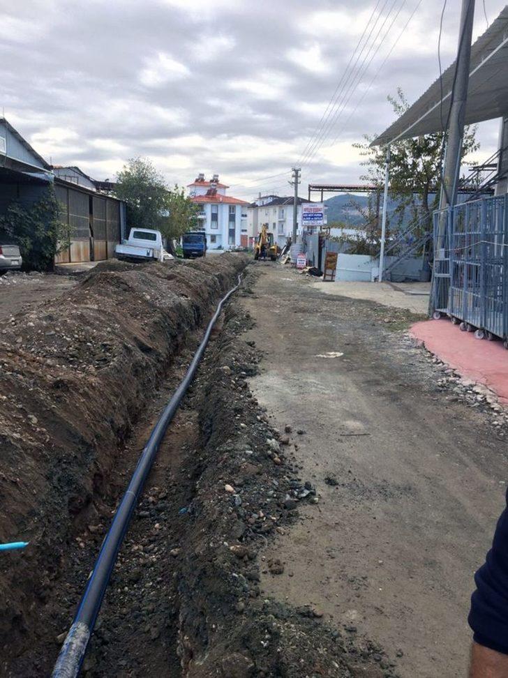 Büyükşehirden Ortaca ATA Sanayi Sitesine içme suyu hattı G4