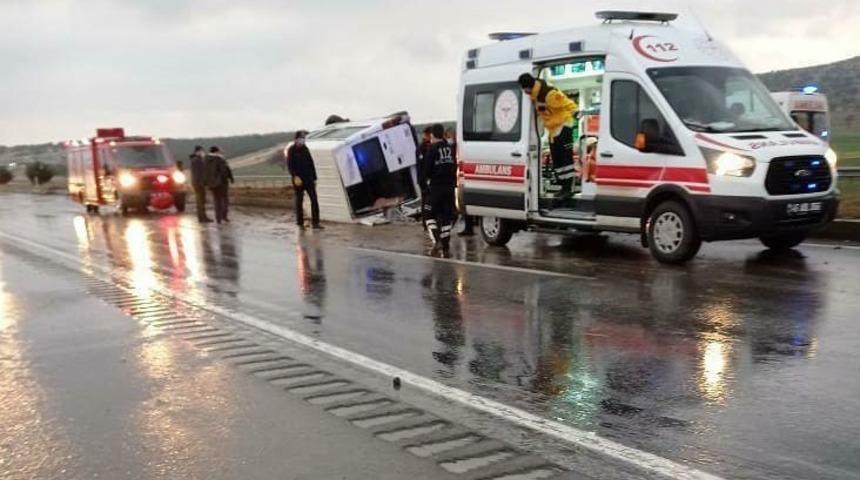 Kahramanmaraş&rsquo;ta trafik kazası: 6 yaralı