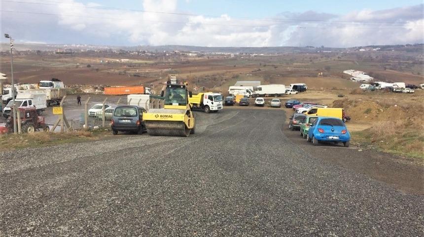 Dumansız Sanayi B&ouml;lgesi bozuk yollardan kurtuluyor
